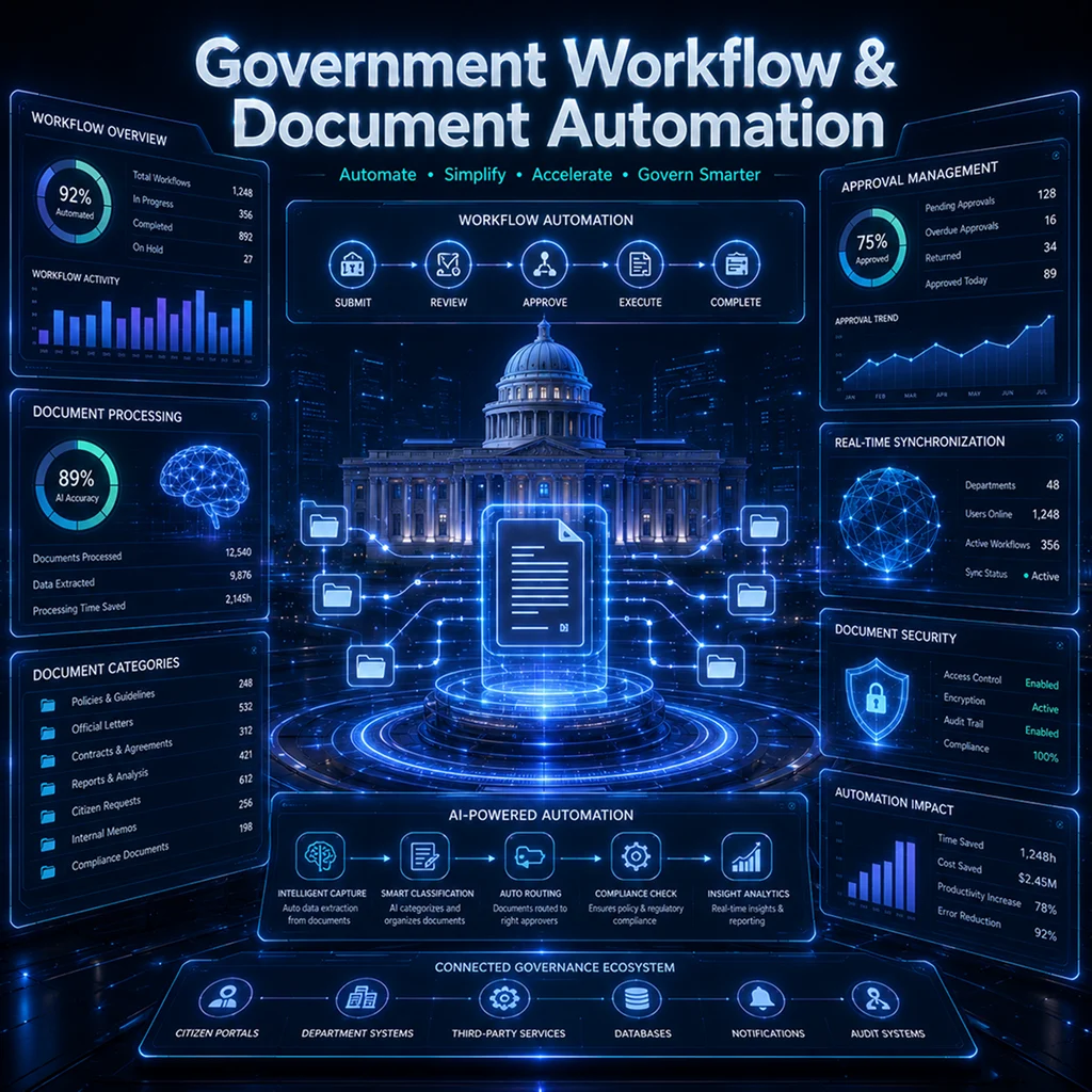 Government workflow automation solutions